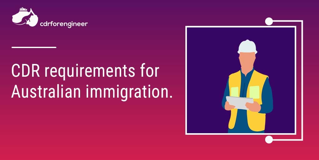 CDR requirements for Australian immigration.
