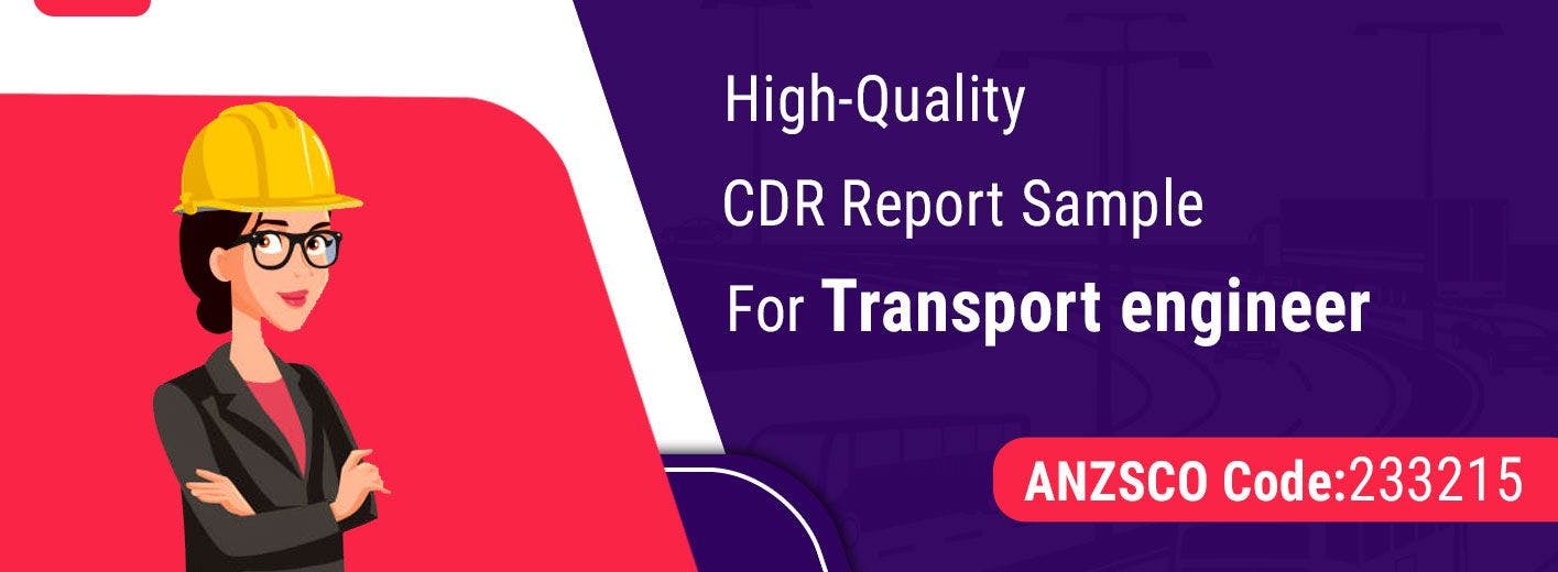 high-quality-CDR report-sample-for-Transport-engineer